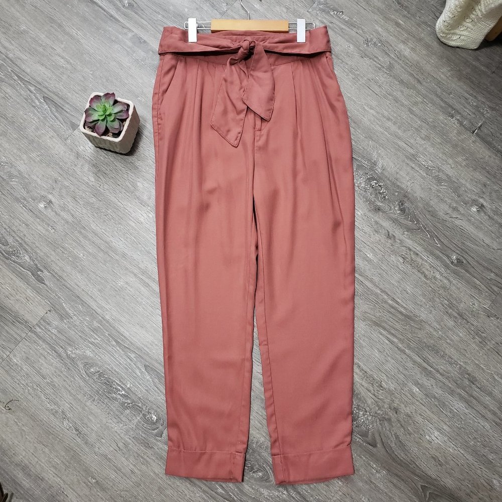 Cartonnier by Anthropologie Bow Tie Front Pants 8